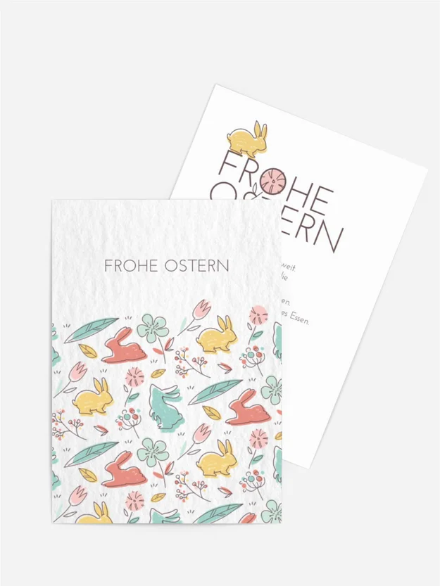 Osterkarte Süße Süßigkeiten Osterkarte Süße Süßigkeiten