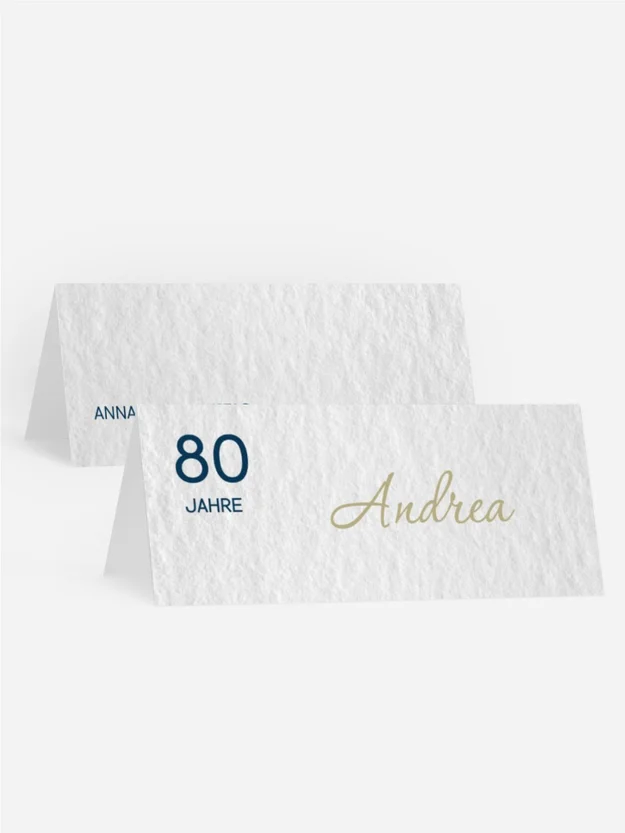 Tischkarte Geburtstag Wendepunkt im Leben Tischkarte Geburtstag Wendepunkt im Leben