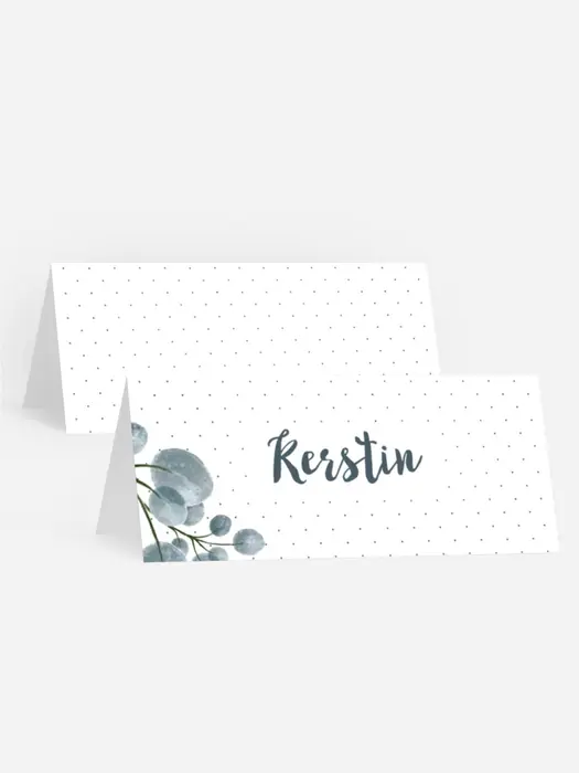 Tischkarte Konfirmation Frische