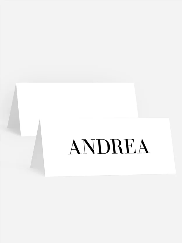 Tischkarte Geburtstag Neue vierzig