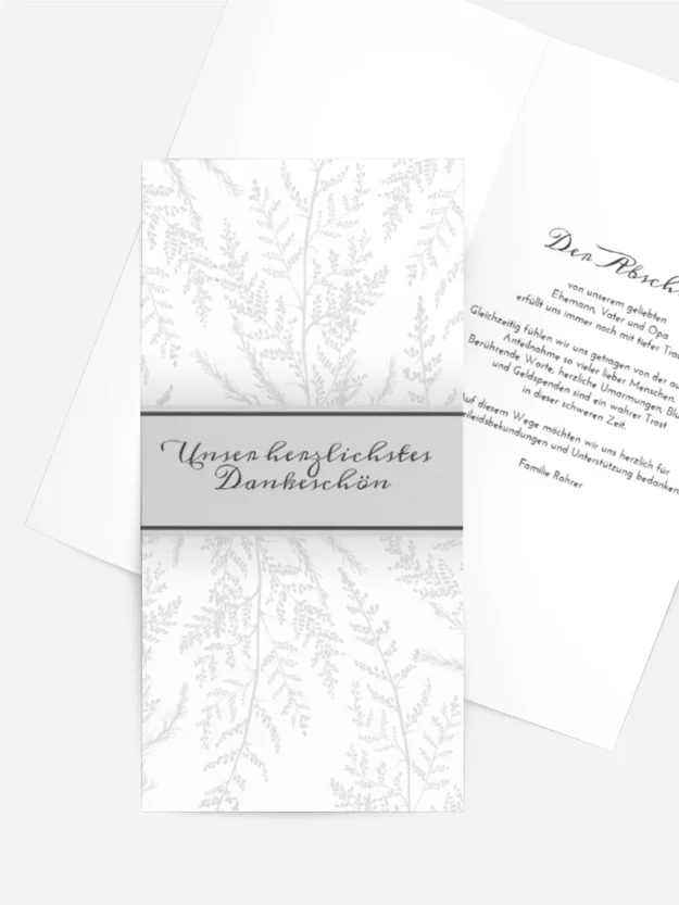 Dankeskarte Gelassenheit