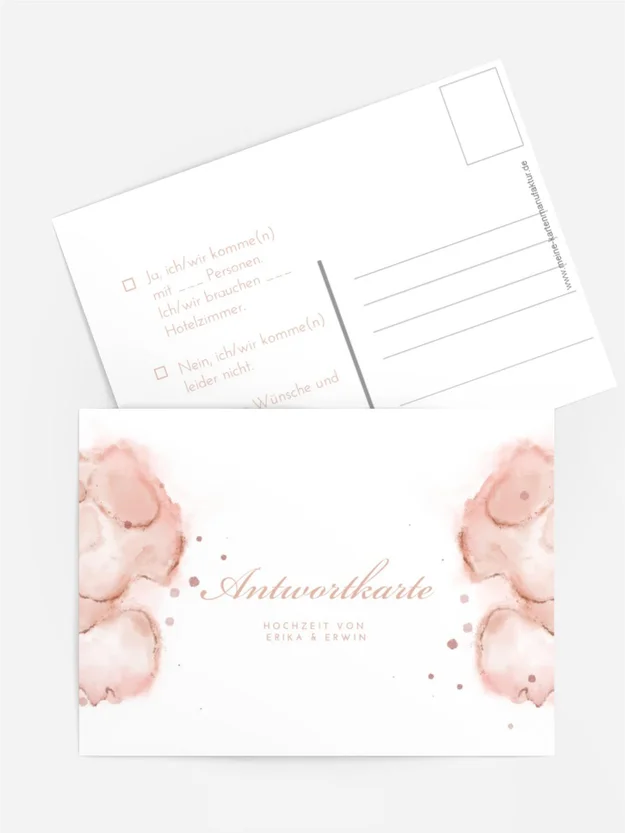 Antwortkarte Himmel aus Marmor