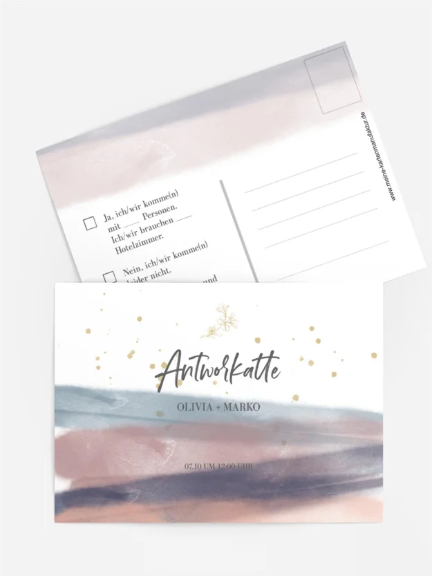 Antwortkarte Wüstenlichter