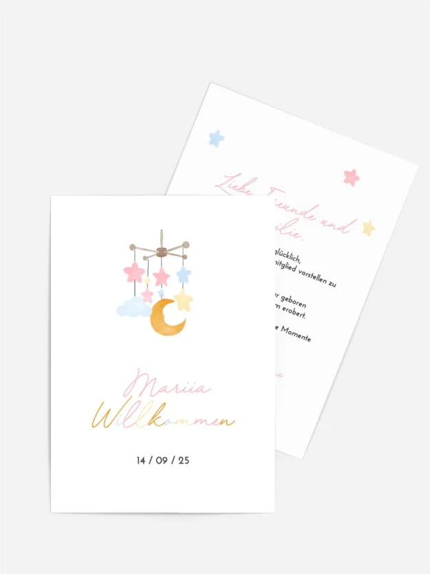 Babykarte Schlafspielzeug