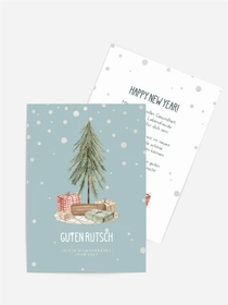 Neujahrskarte Neujahrsgeschenk