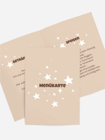 Menükarte Geburtstag 68 MT