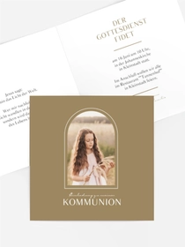 Einladungskarte Kommunion Reines Bild Einladungskarte Kommunion Reines Bild