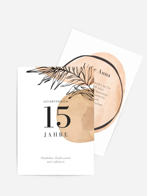 Jubiläumskarten Prägnanz Jubiläumskarten Prägnanz