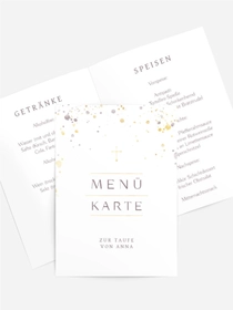 Menükarte Taufe Tauffest Menükarte Taufe Tauffest