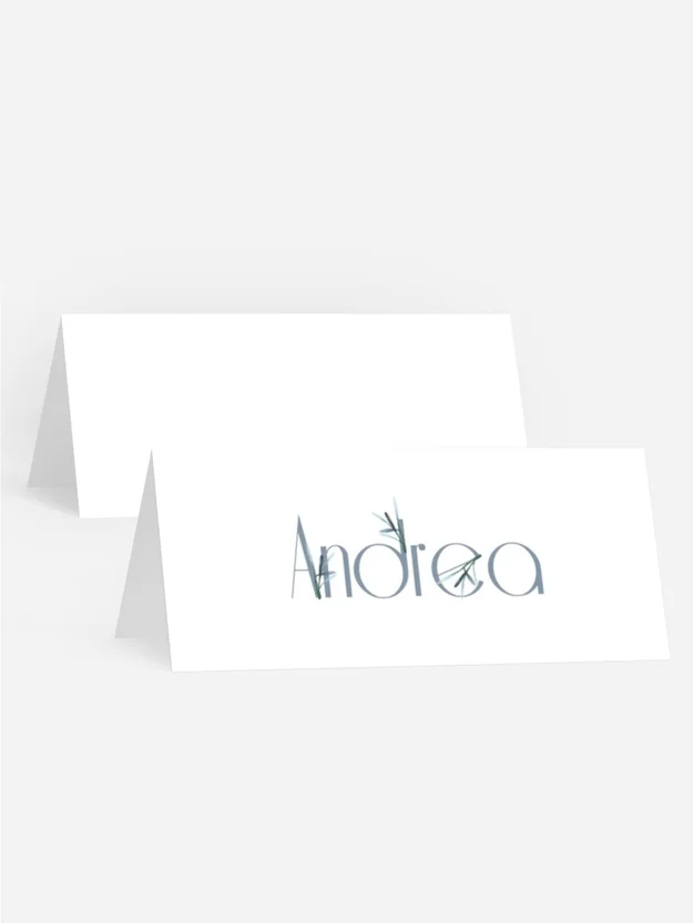 Tischkarte Geburtstag Lockige Haare