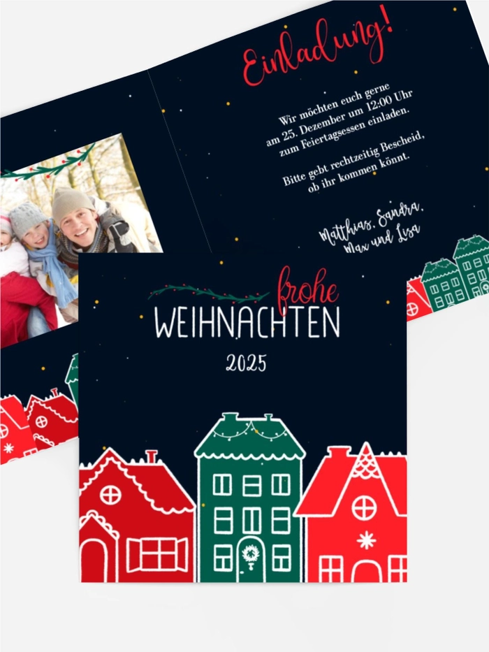 Weihnachtseinladung O du fröhliche... Weihnachtseinladung O du fröhliche...