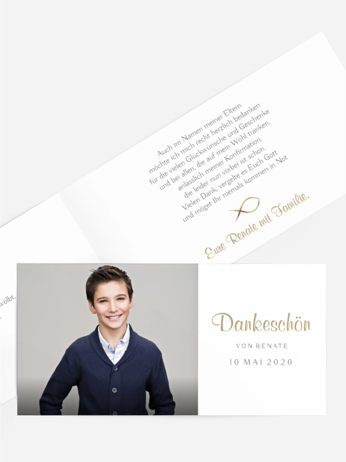 Dankeskarte Konfirmation Mercy Dankeskarte Konfirmation Mercy