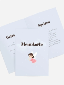 Menükarte Geburtstag  Märchenträume