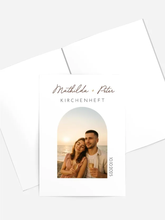 Kirchenheft Hochzeitsbogen