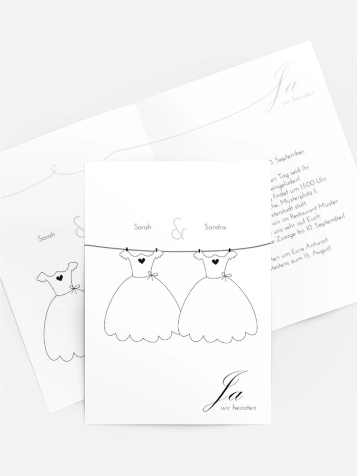 Einladung Hochzeit dresses