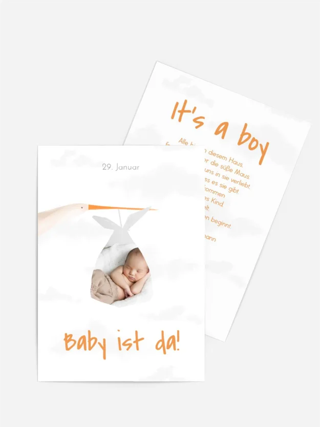 Geschenk von einem Storch