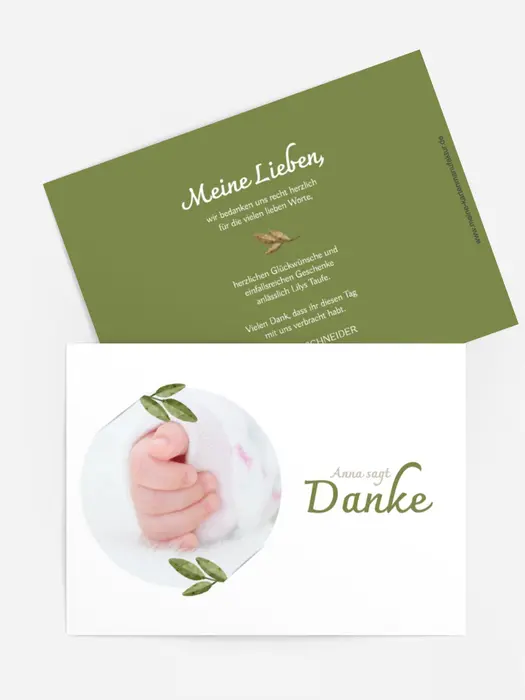 Dankeskarte Taufe Heilige Augen Dankeskarte Taufe Heilige Augen