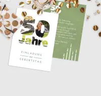 Category background image for Einladungskarten 50. Geburtstag