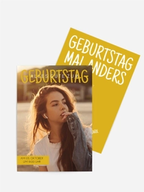 Geburtstagseinladung  Zukunft nachgedacht