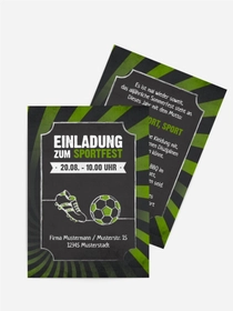 Einladung Sommerfest Retro Sport