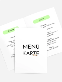 Menükarte Geburtstag Glückwunschkorrespondenz
