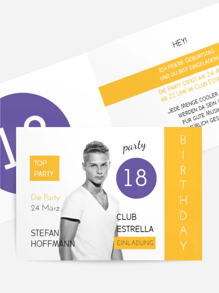 Geburtstagseinladung Birthday-Magazin Geburtstagseinladung Birthday-Magazin