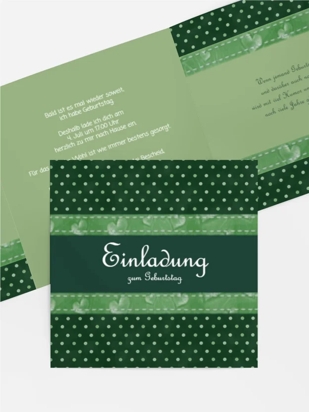 Geburtstagseinladung Harmonie