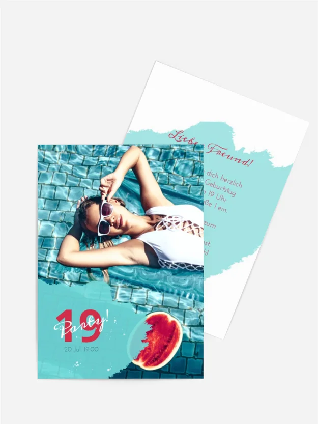 Geburtstagseinladung Entspannter Geburtstag
