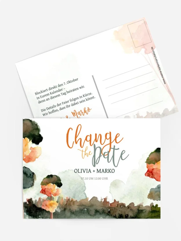 Change the Date Blumenflecken