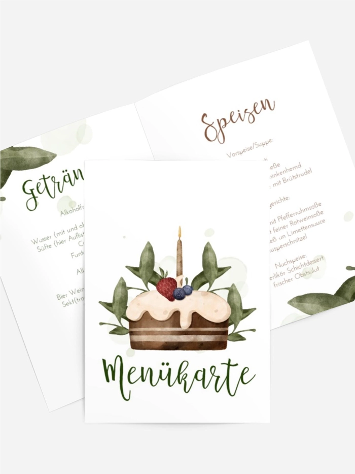 Menükarte Geburtstag Weinabend Menükarte Geburtstag Weinabend