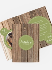 Hochzeitseinladung Vintage Holz Hochzeitseinladung Vintage Holz