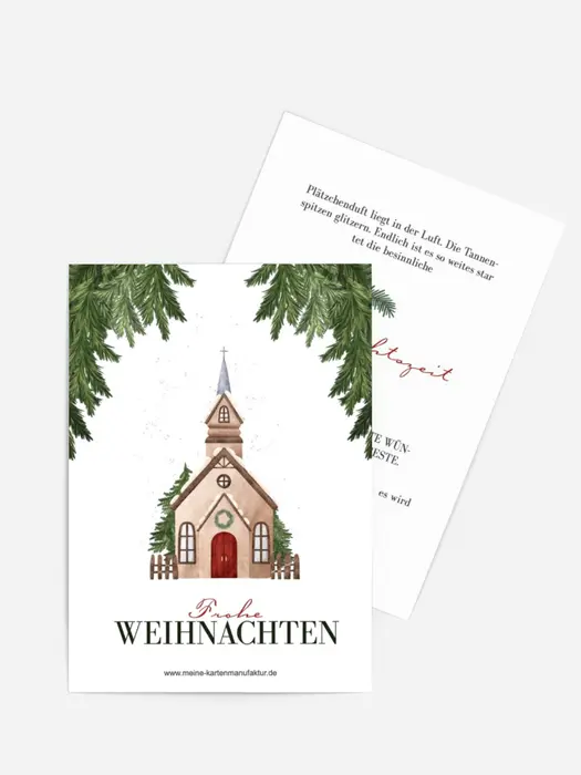 Grußkarte Weihnachten  Weihnachtsstimmung