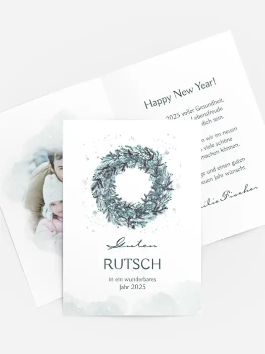 Neujahrskarte Das neue Jahr ist da!