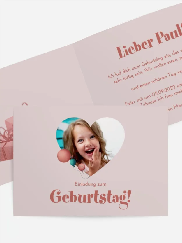 Geburtstagseinladung Urlaubsbälle