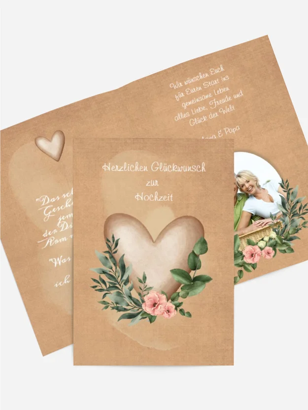 Glückwünsche der Eltern zur Hochzeit