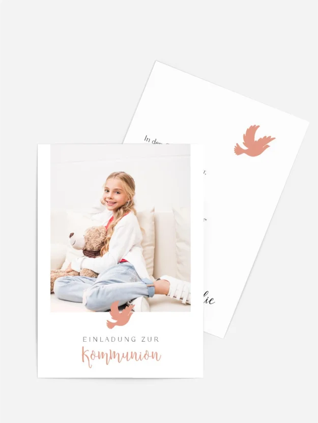 Einladungskarte Kommunion Hope Einladungskarte Kommunion Hope