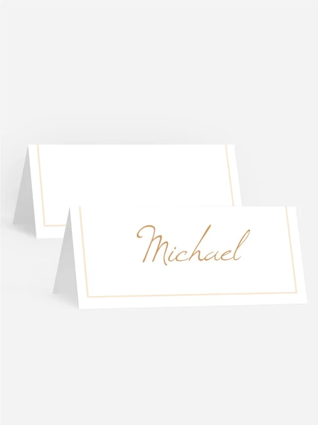 Tischkarte Geburtstag Quadratrahmen