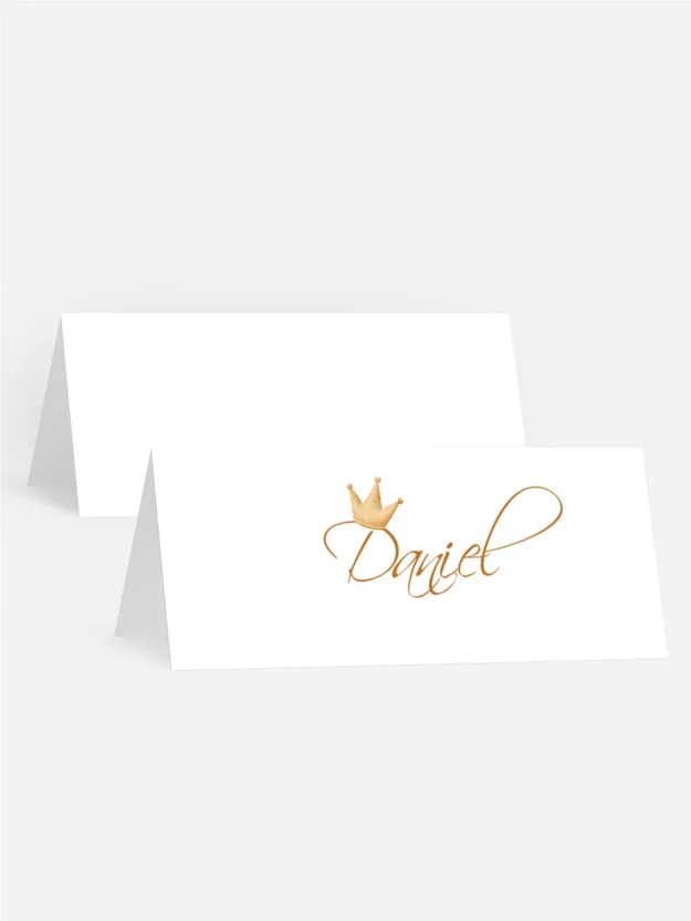 Tischkarte Taufe Für eine kleine Prinzessin