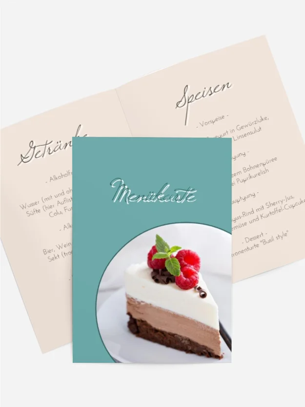 Menükarte Geburtstag Toller Einblick