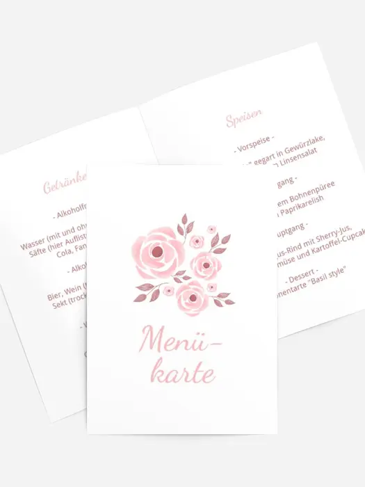 Menükarte Geburtstag Cover