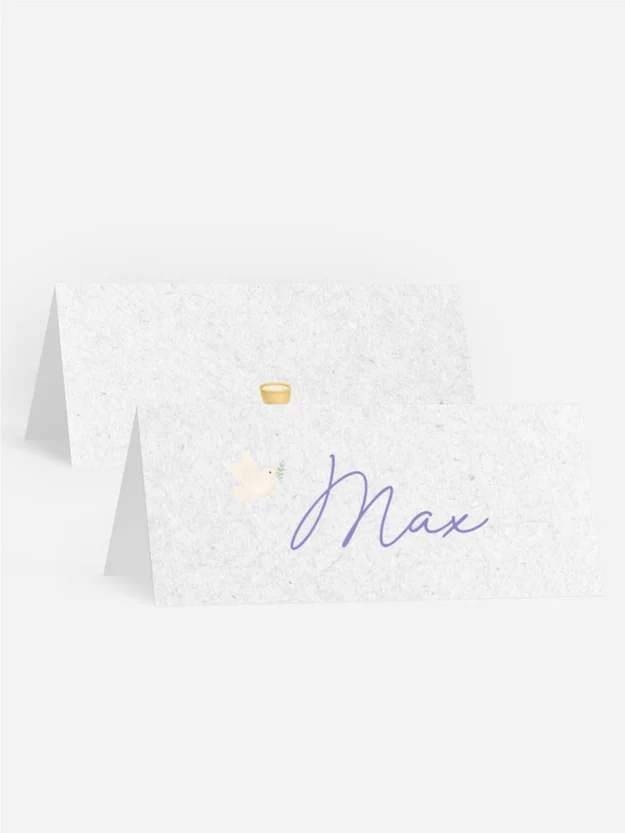 Tischkarte Firmung Heiliger Kelch