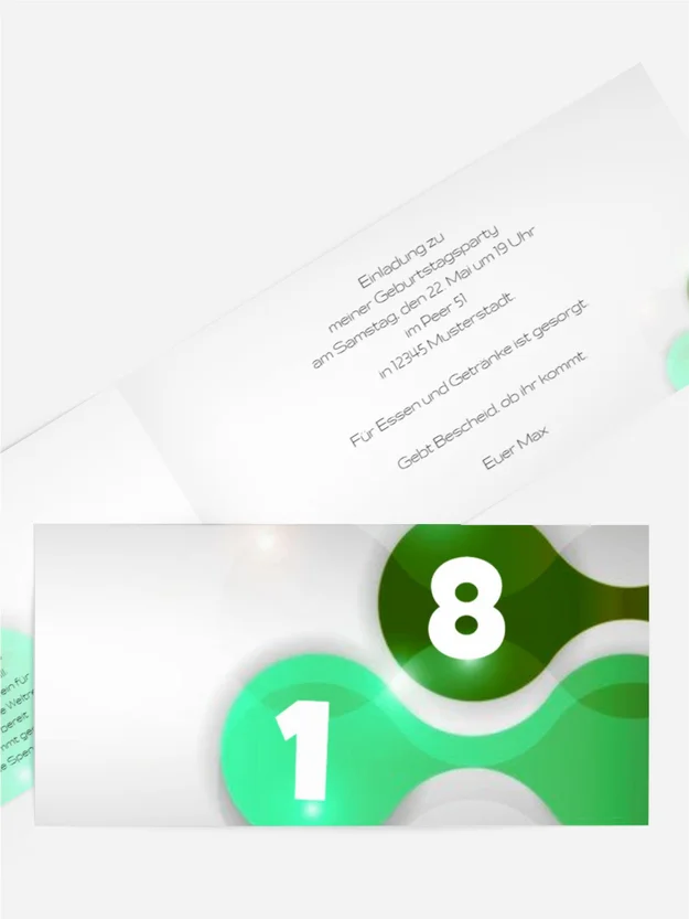 Geburtstagskarte Highlight 18