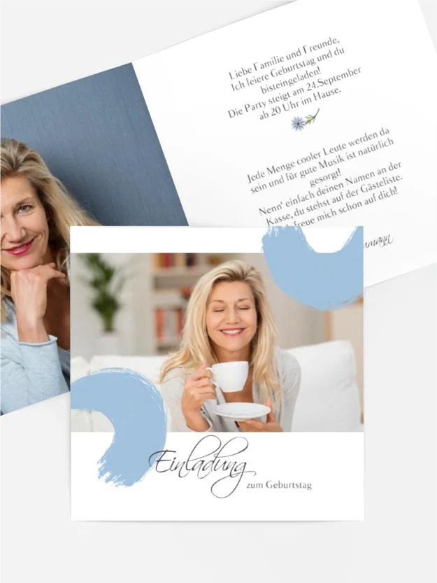 Geburtstagseinladung Morgenfreude