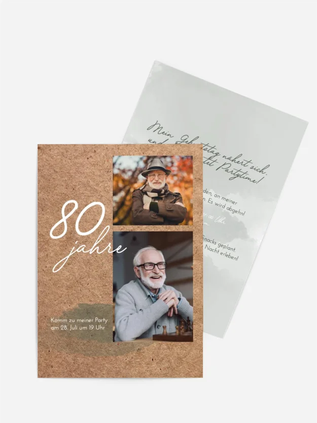 Geburtstagseinladung Bastelalbum