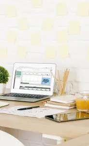 Der Familienplaner zum selber gestalten. Der Kalender wird online im Editor selbst gestaltet