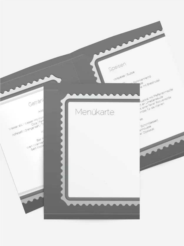 Menükarte Ribbon Menükarte Ribbon