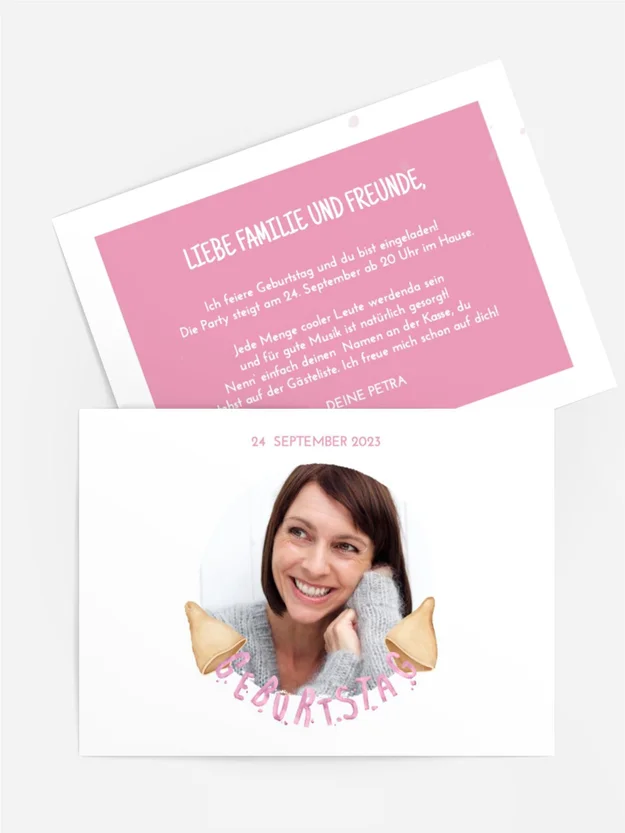 Geburtstagseinladung Leckere Kekse