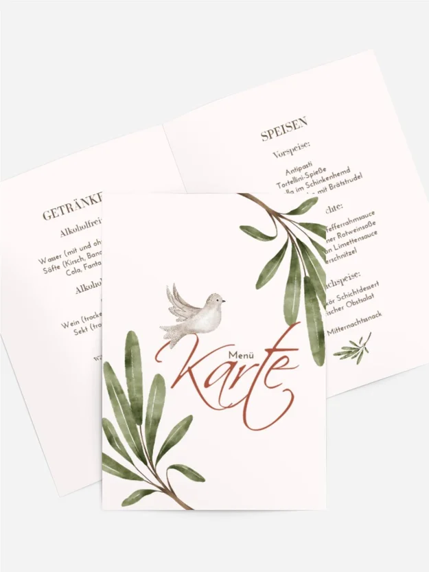 Menükarte Taufe Gute Nachrichten Menükarte Taufe Gute Nachrichten