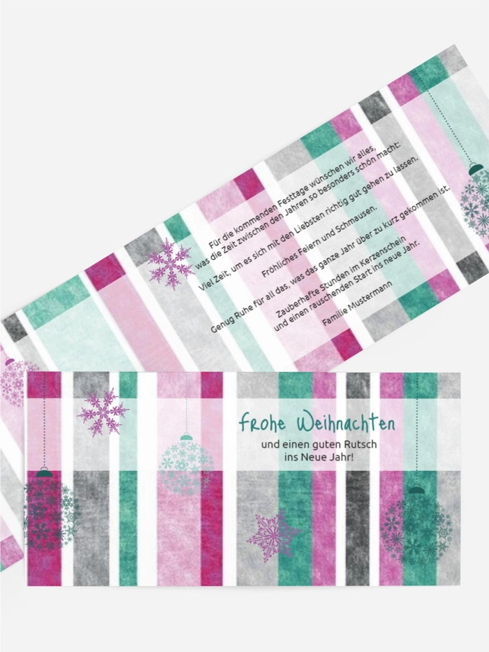 Grußkarte Weihnachten Privat Schmuck Grußkarte Weihnachten Privat Schmuck