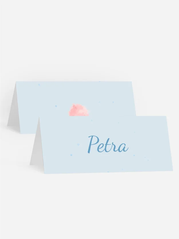 Tischkarte Geburtstag Festliche Zuckerwatte